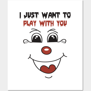 Funny Clown Quote Posters and Art